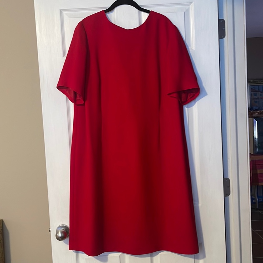 EUC Casual Corner Annex Plus Size Red Dress (18W)